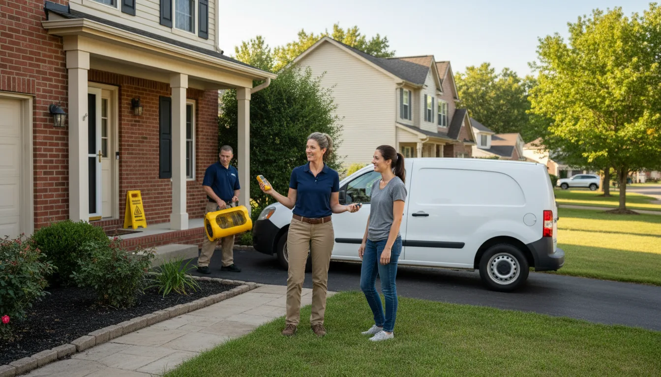 Residential water damage restoration in Mauricetown, NJ